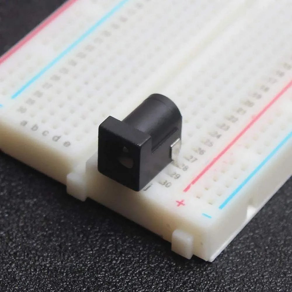 2.1mm PCB Mount Female DC Power Barrel Jack – Breadboard Friendly - Image 2