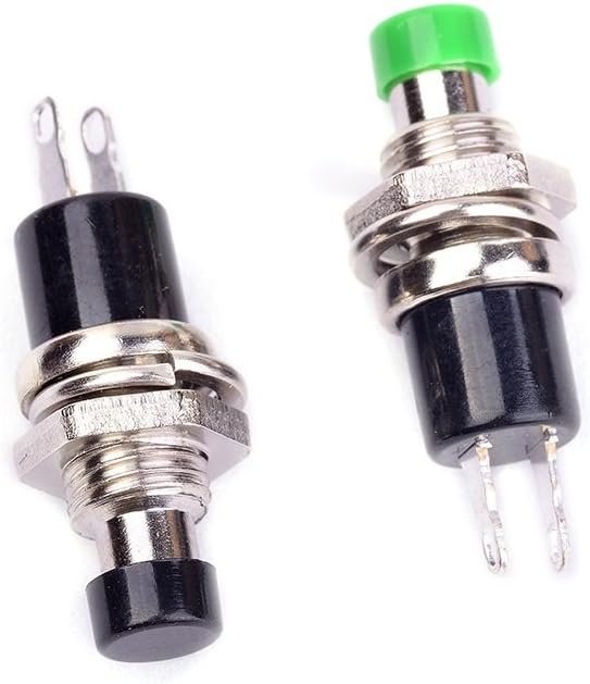 1A 250V AC SPST Momentary Mini Push Button Switch (NO) CYT1078 - Image 2