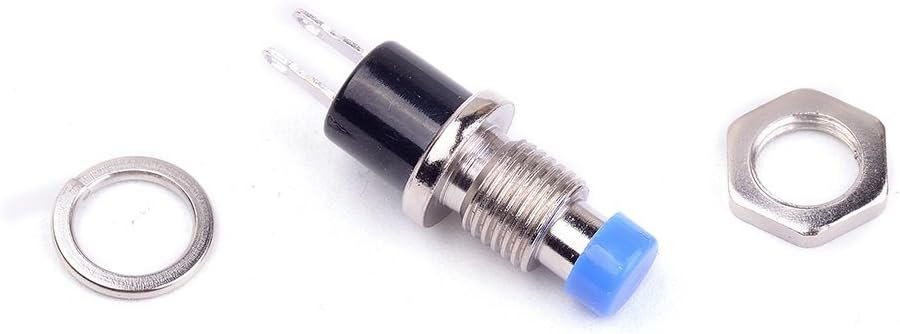 1A 250V AC SPST Momentary Mini Push Button Switch (NO) CYT1078